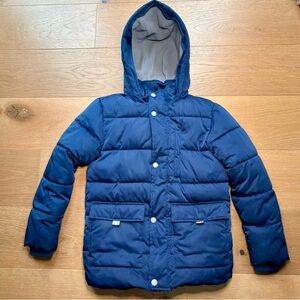 Member's Mark Boys Jacket Puffy Winter Snow Navy Blue Size 8